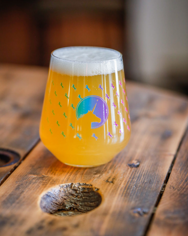 8oz Tulip Glass Lone Pine Brewing Company