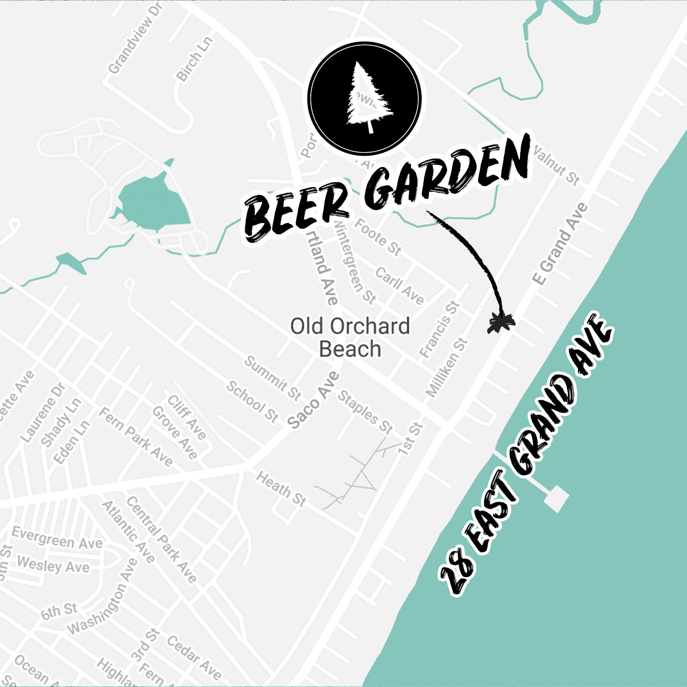 Old Orchard Beach Beer Garden - Lone Pine Brewing Company